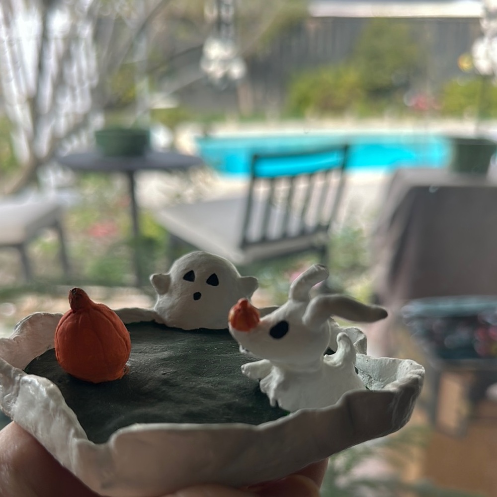 Nightmare Before Christmas inspired Jewelry dish.